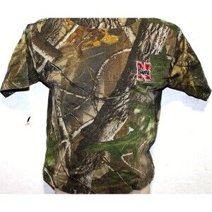 Nebraska Huskers Football TODDLER 18 Month Short Sleeve Camo T Shirt Unisex Grey